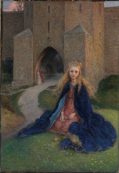Princess with a Spindle, 1896 by Hanna Pauli